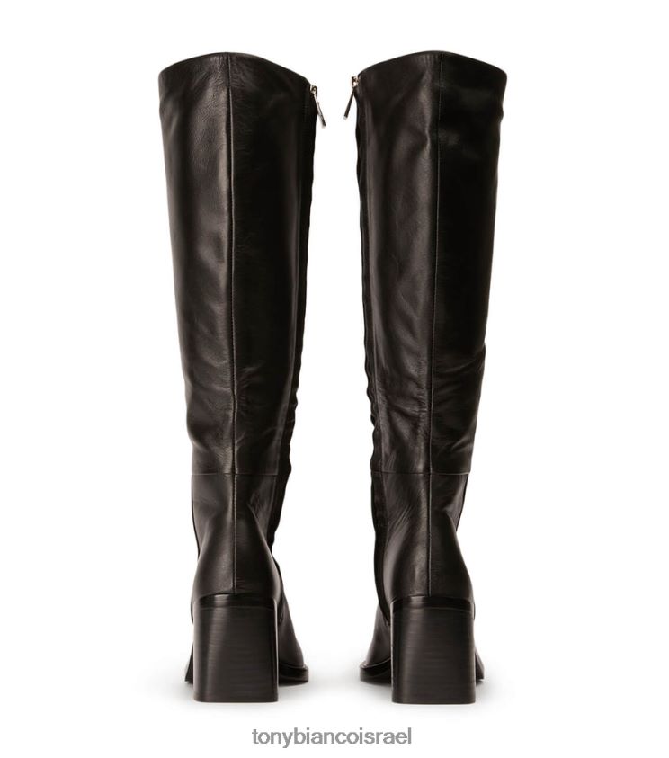 מגפיים בגובה הברך | נשים ונציה שחורה Tony Bianco מגפי דרבי עגל 8BNR8T427